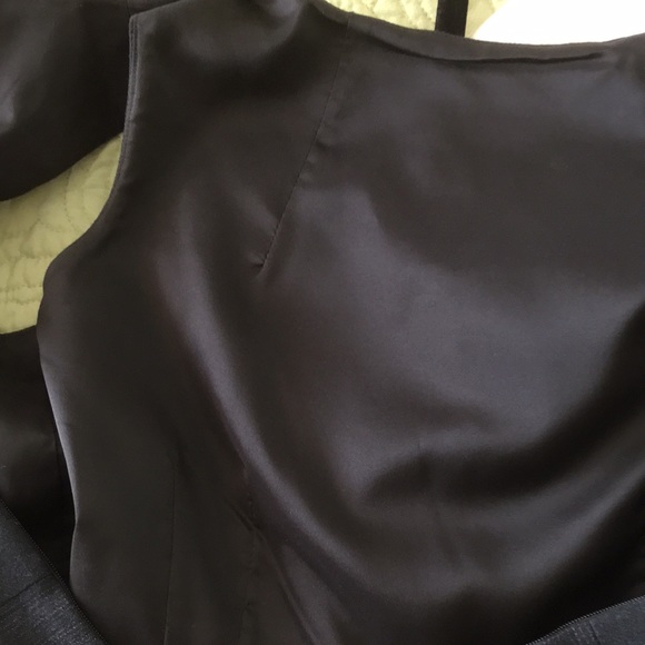 Final sale Theory size 2 wool blend charcoal gray dress. - Picture 7 of 12